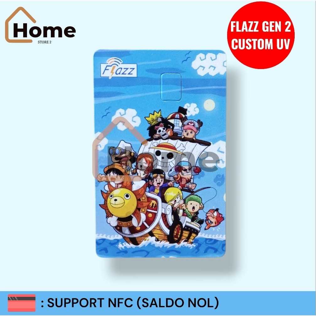 KARTU ETOLL FLAZZ BCA GEN 2 CUSTOM UV - ONE PIECE [THOUSAND ISLAND]