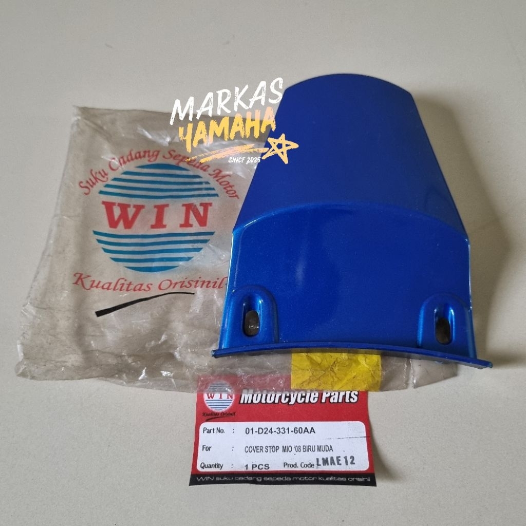 Sambungan body mio smile biru muda pet stop mio cover tail mio sambungan body belakang mio biru muda