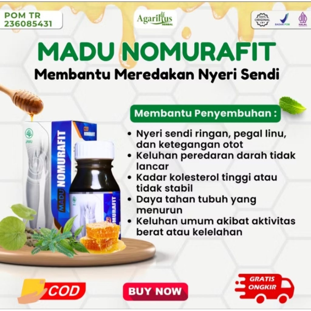Madu NOMURAFIT,Madu Asam Urat,Agarilus