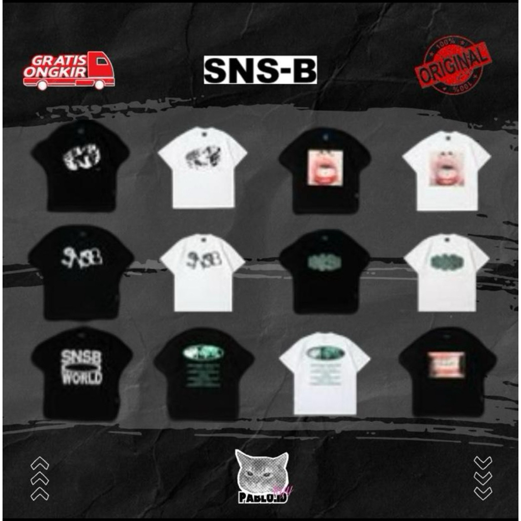 [100% ORIGINAL & TERMURAH] T-SHIRT SNSB