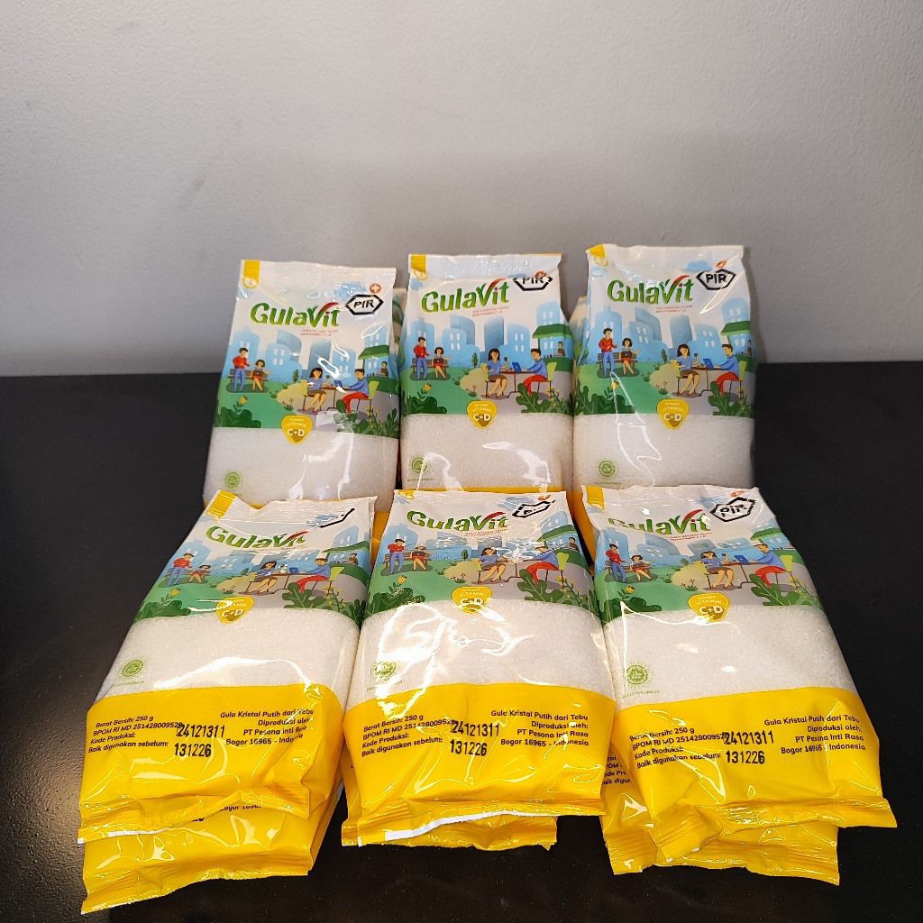GULAVIT Gula bervitamin C+D berat 250gr Pertama di indonesia