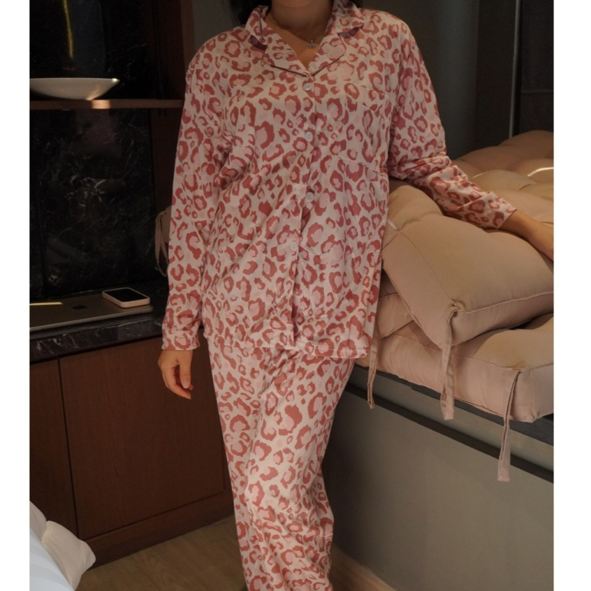 ZARA - Sleepwear Pajamas Long Sleeves - Setelan Baju Tidur Lengan Panjang Wanita