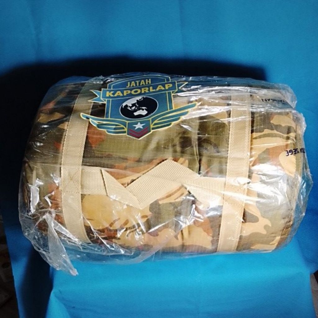 Sleeping bag loreng gurun kaporlap jatah TNI
