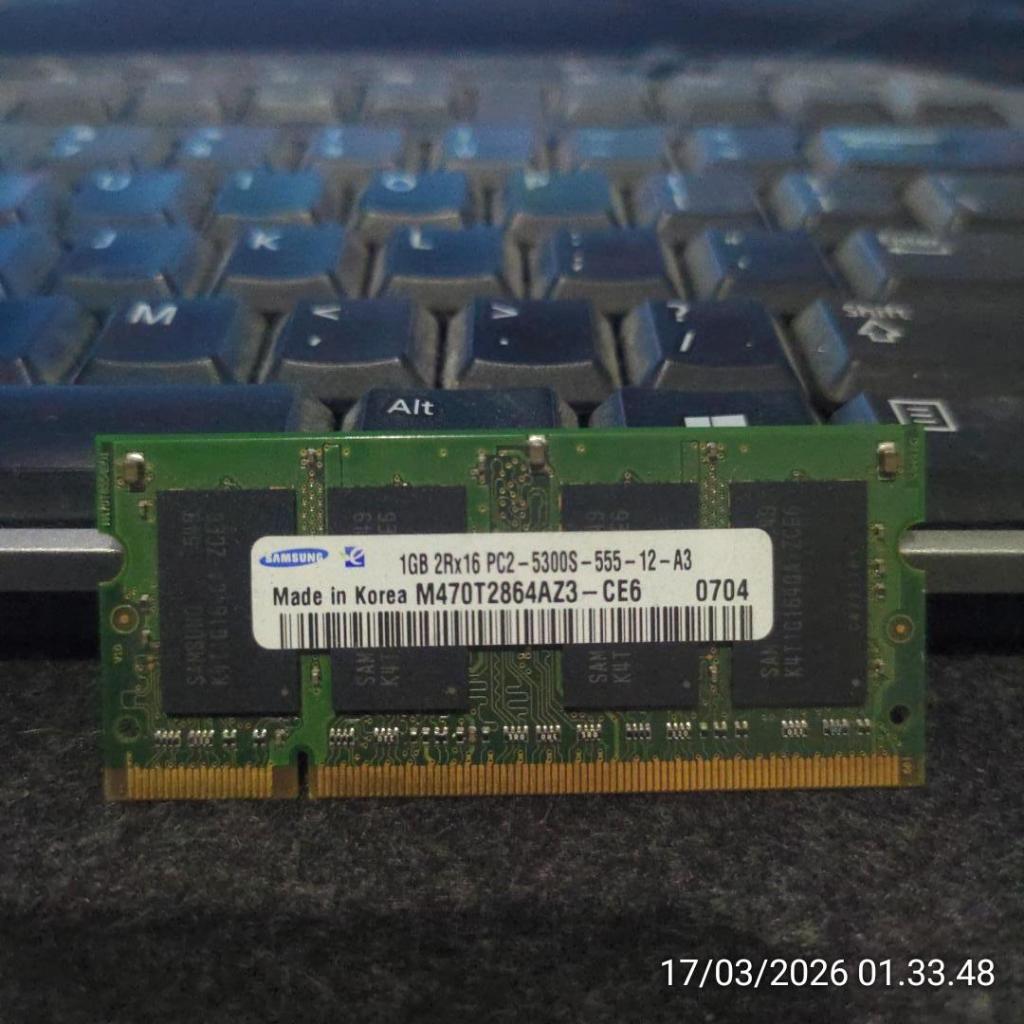 RAM LAPTOP/ SODIM 1GB PC2 SAMSUNG