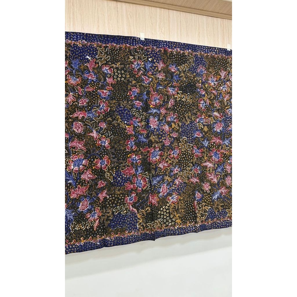 KAIN BATIK TULIS LASEM, SERIAN TIGA NEGERI, MOTIF BUKETAN 100% FULL TULIS LASEM