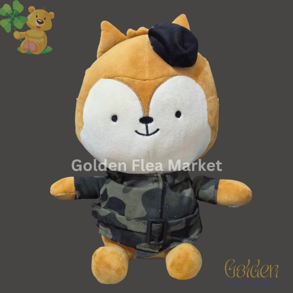 Boneka Neukkun Army / Tentara Hewan Lucu (Boneka Korea Descendants of the Sun) 28 cm