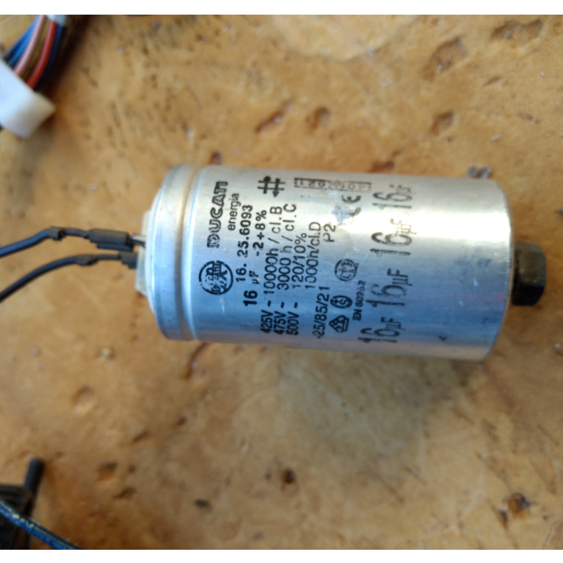 Emi Filter Capasitor Kapasitor Mesin Cuci LUX Front Load WH262 WH 262 Kapasitas 6.1kg