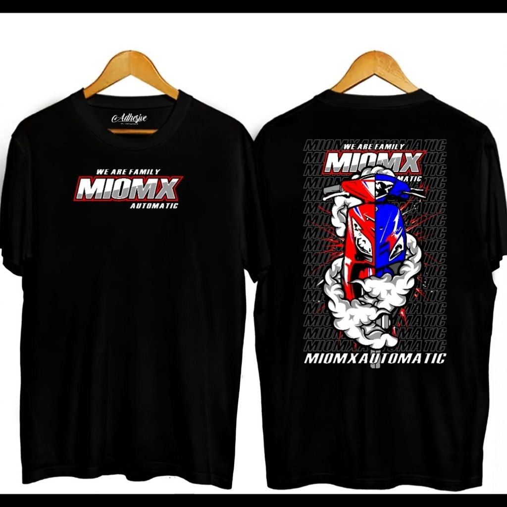 Kaos Mio MX Unisex 100% Cotton Combed - Kaos Modifikasi Mio