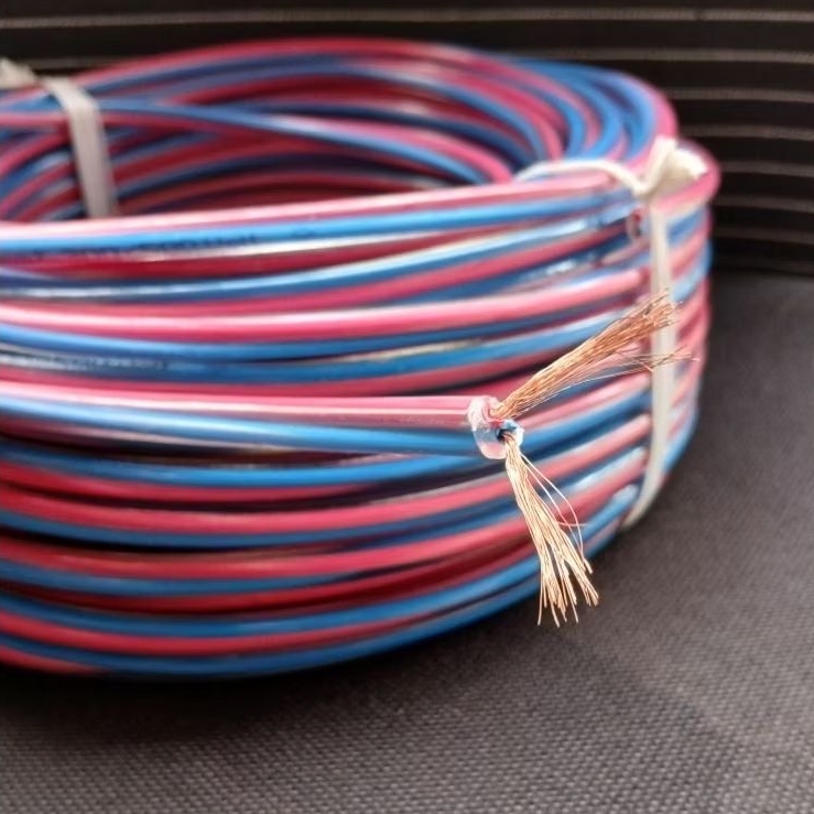 kabel HYO transparan 2x2.5 serabut 10/20 meter