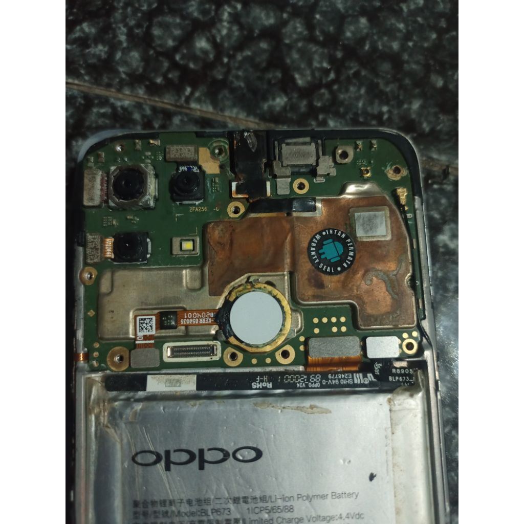 oppo a15 ori minus lcd