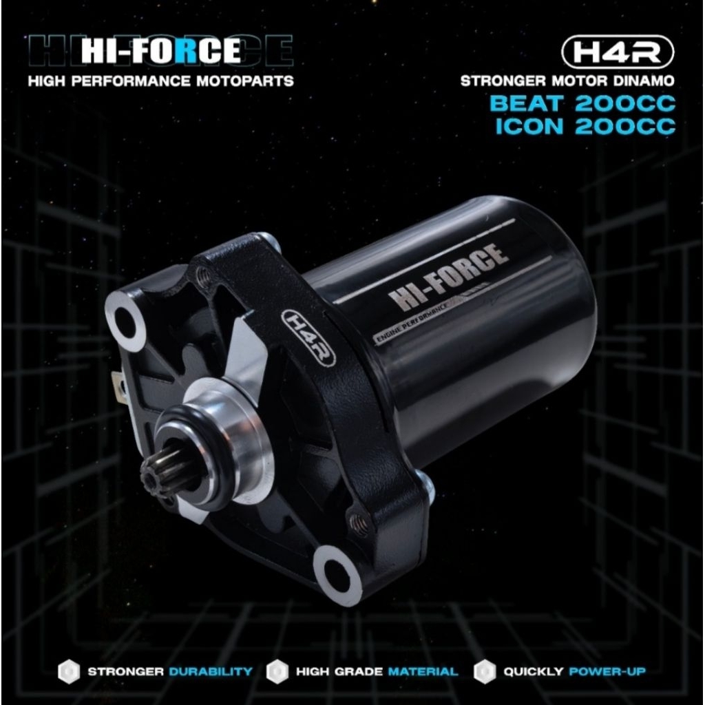 H4R DINAMO STARTER BORE UP 200CC BEAT SCOOPY KARBU BEAT FI VARIO 110 VARIO 125 TECHNO A VARIO 125 TE