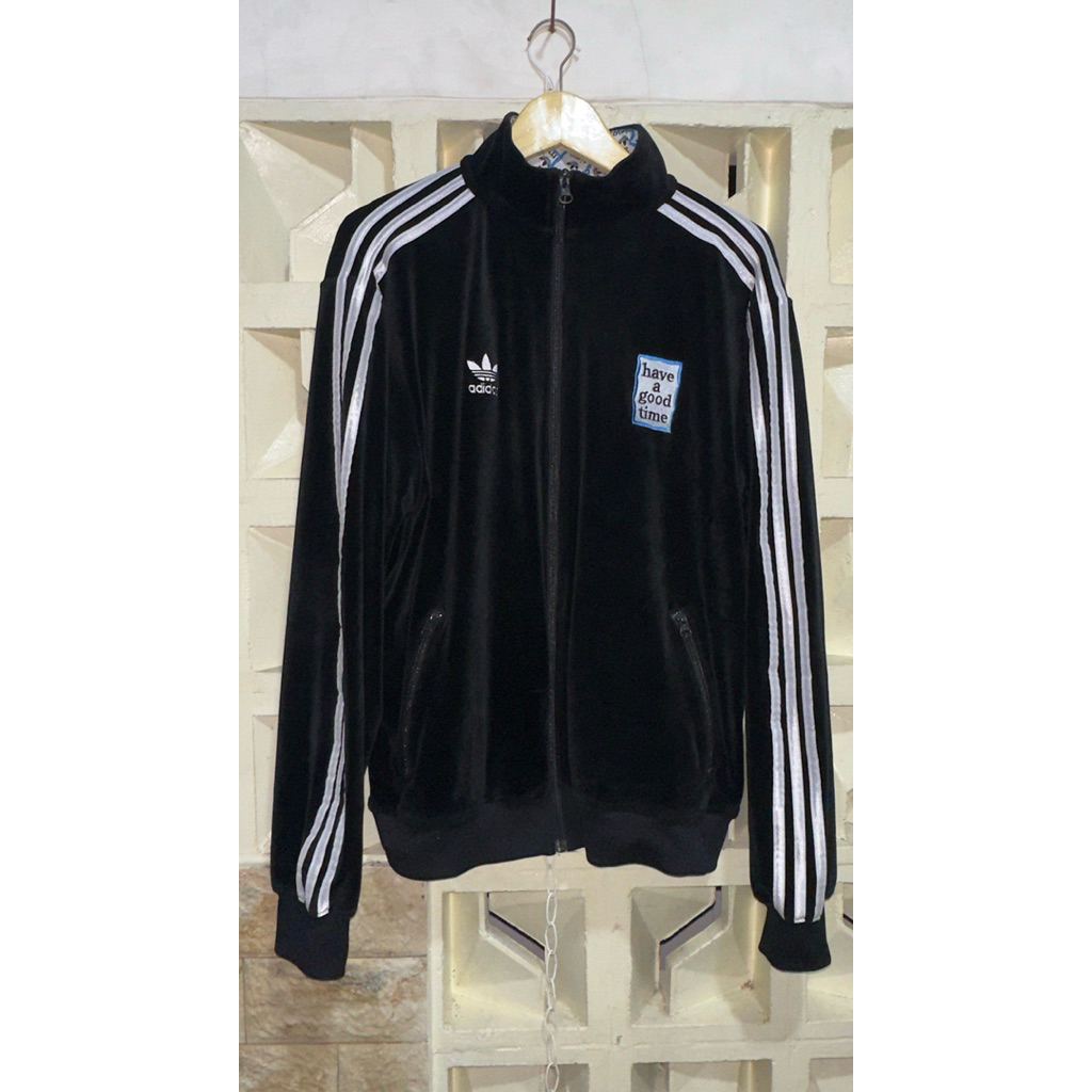 Adidas x Have a Good Time Velour Jacket