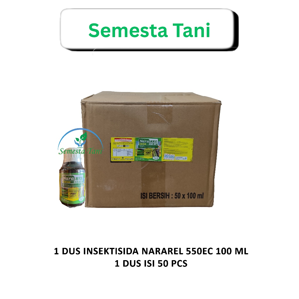 1 DUS - INSEKTISIDA NARAREL 550EC 100 ML - 1 DUS ISI 50 PCS