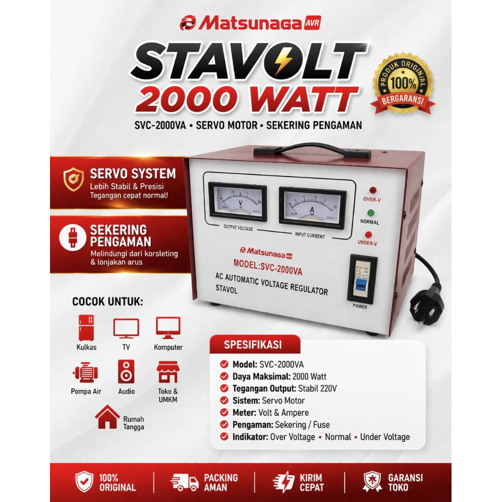 Stabilizer Matsunaga 2000 watt