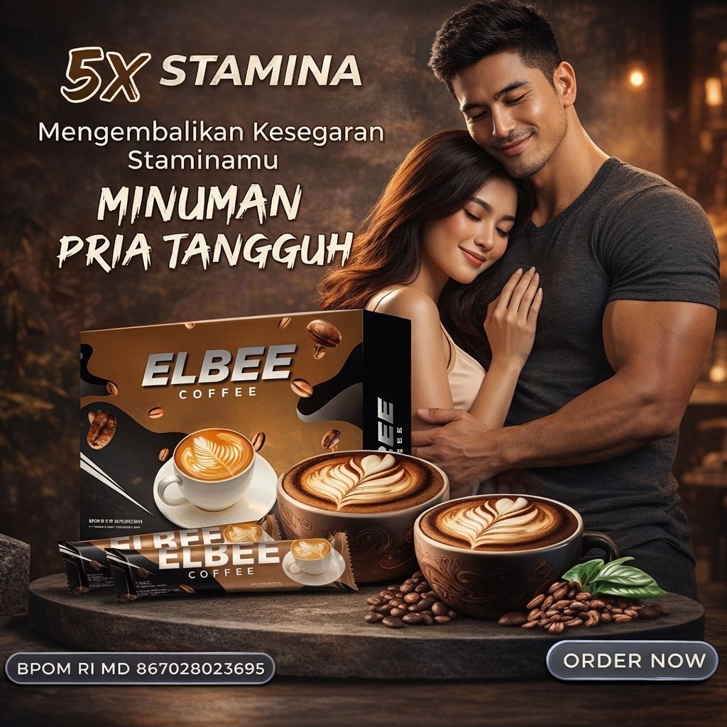 Elbee kopi stamina Original Halal dan Bpom