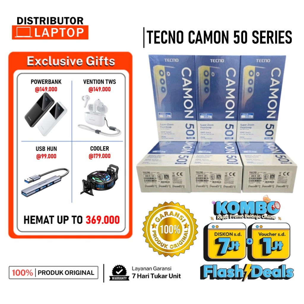 TECNO CAMON 50 PRO 5G 12/256GB 8/256GB - HANDPHONE PONSEL ANDROID GARANSI RESMI