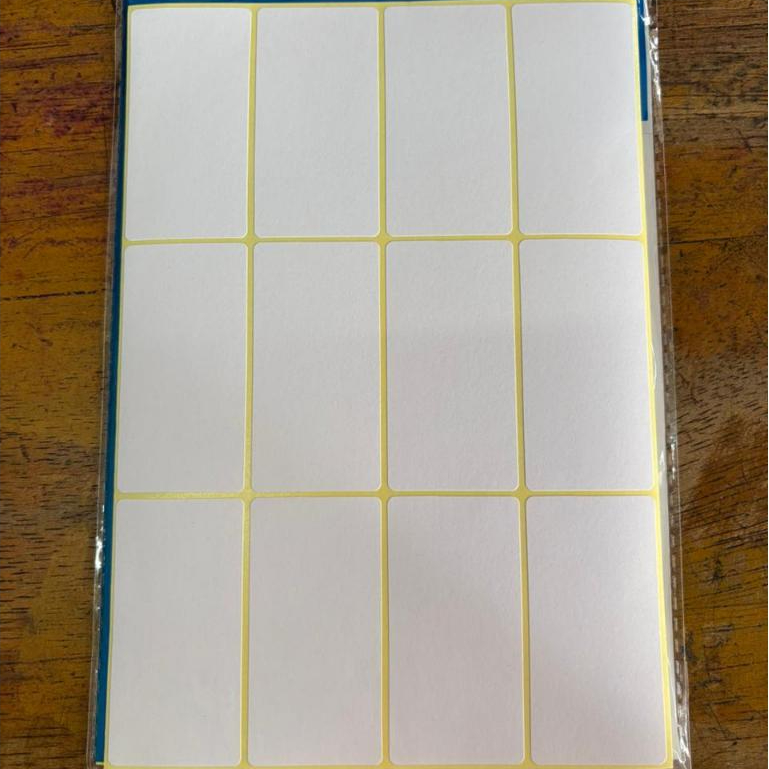 [1 Pack Isi 7 Lembar] Stiker Label Undangan COMBO 103 Polos