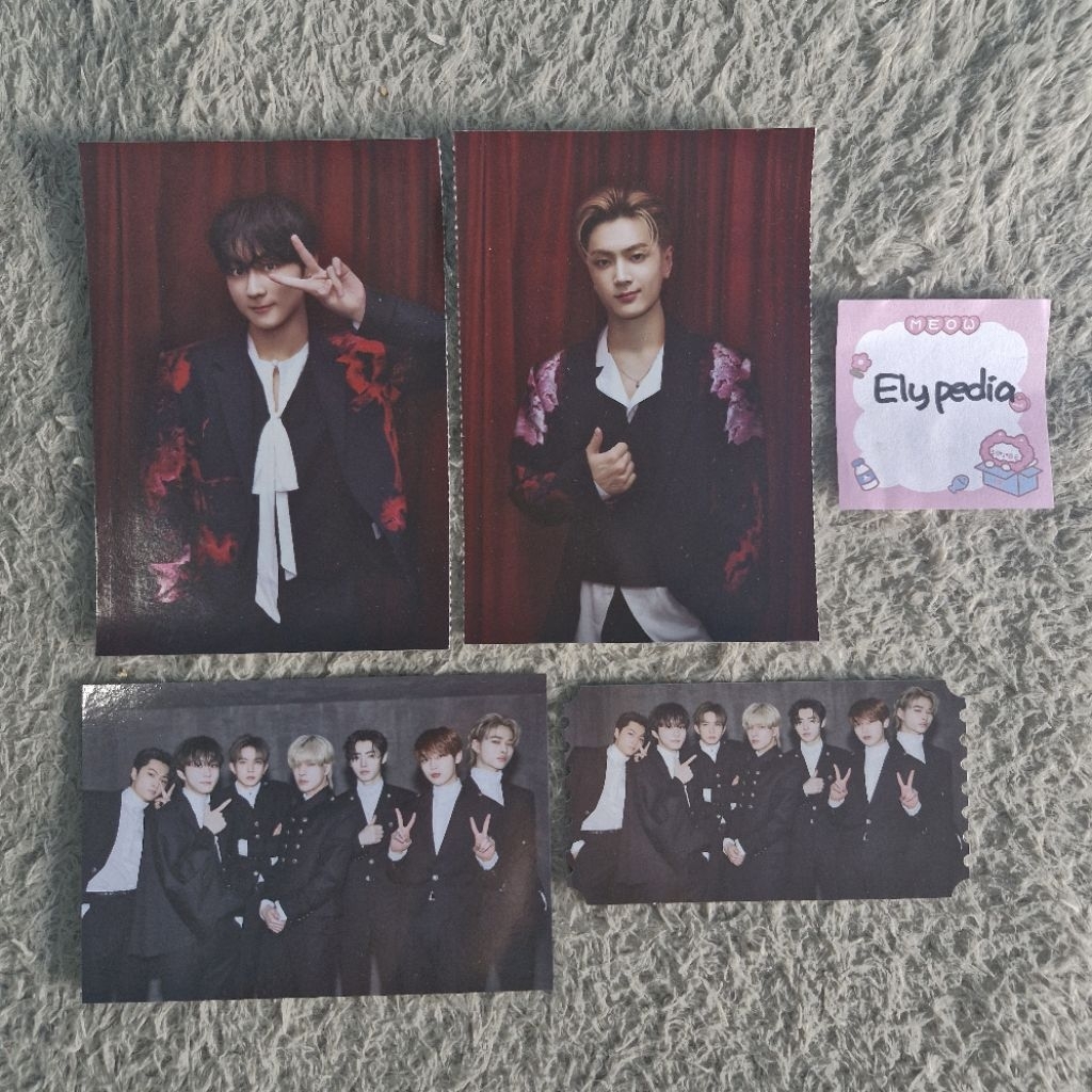 [READY] ENHYPEN World Tour "FATE" DVD Official Merchandise Accordion Postcard & Group Photo Ticket J