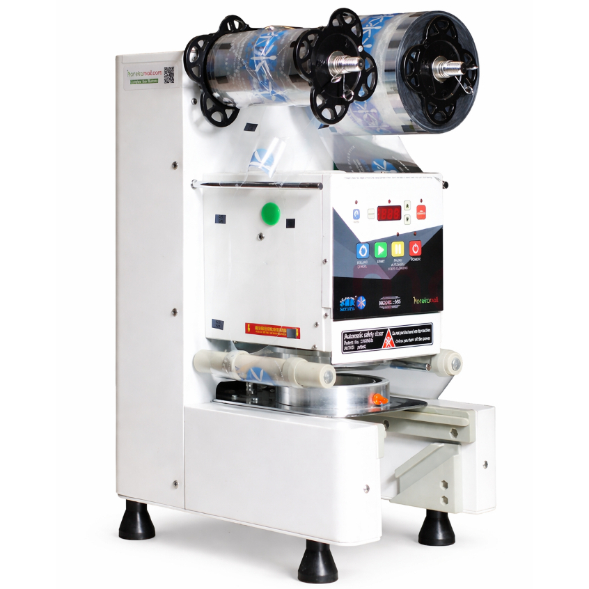 Mesin Cup Sealer Full Otomatis AUTATA ATT-95S – Alat Press Segel Gelas Minuman