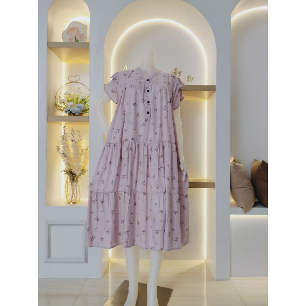 DASTER BUSUI - AYANA DRESS MOTIF - DASTER RAYON PREMIUM - DASTER KEKINIAN