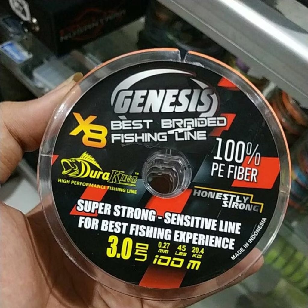 PE GENESIS DURAKING PE 1 PE 2 DAN PE 3 MULTICOLOUR X8 JIGGING PANCING
