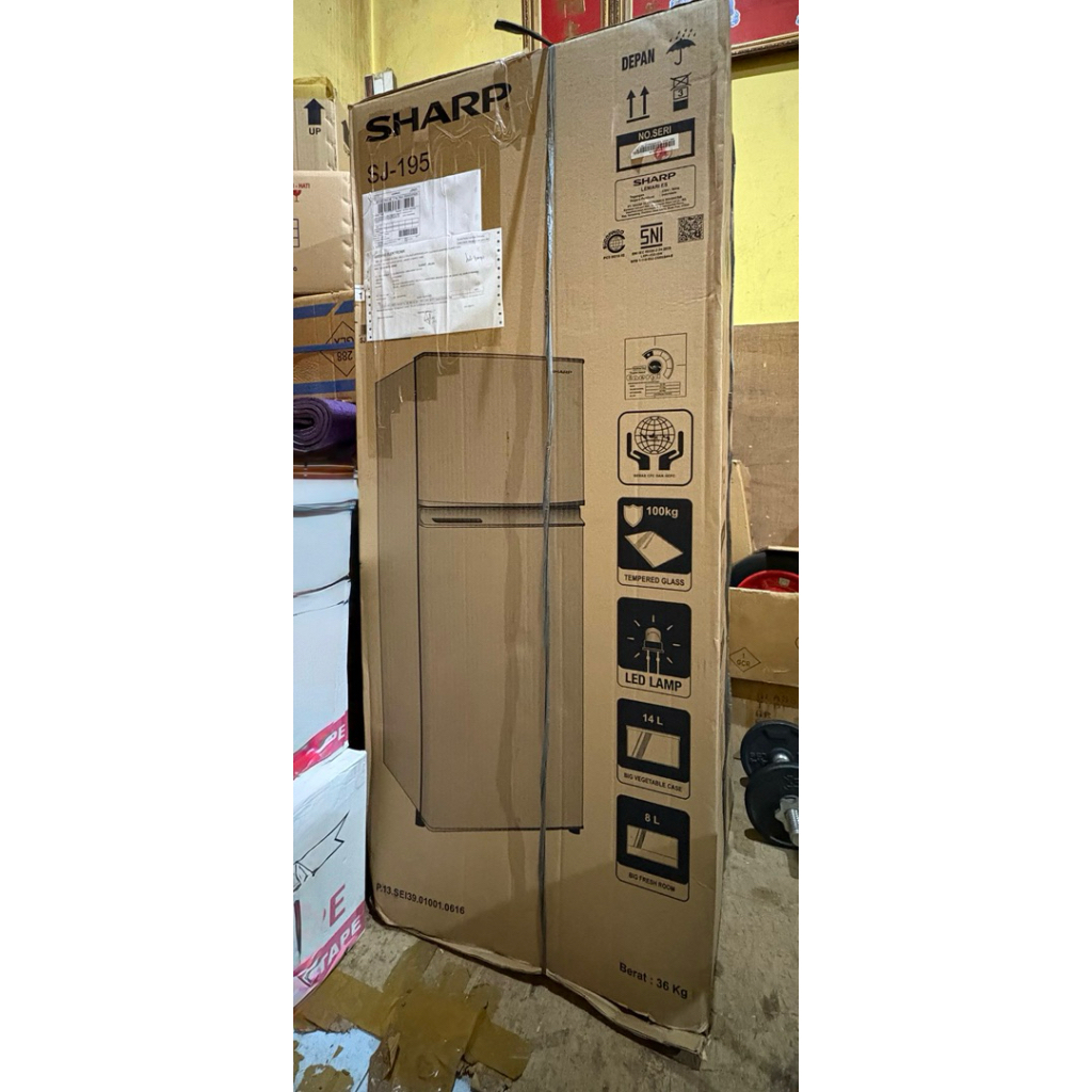 kulkas sharp SJ 195 (2 pintu)