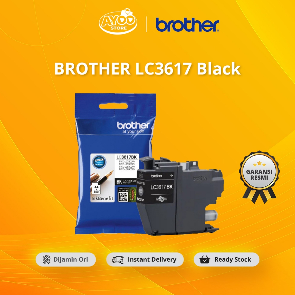 BROTHER LC3617 LC-3617 Black Original [LC3617BK]