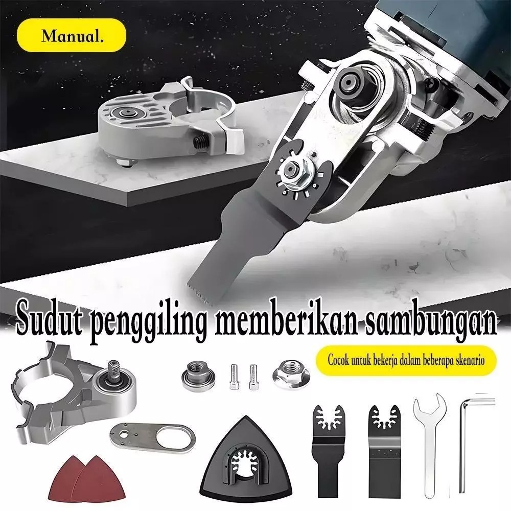 Adaptor Oskilasi Komplit Multiguna - Adaptor Gerinda Oskilasi/Adapter Gerinda Oskilasi Tool Multi Cu