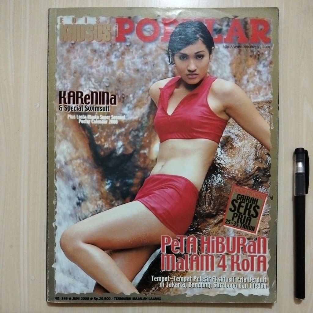 MAJALAH POPULAR EDISI KHUSUS - NO.149 JUNI 2000 - PLUS POSTER - Majalah Bekas Murah Original - B14