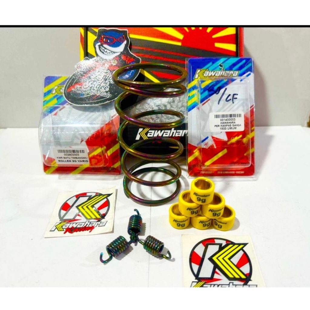 Per cvt roller per ganda beat fi 2020-2024 genio scoopy fi per paketan cvt kawahara k2r racing garan