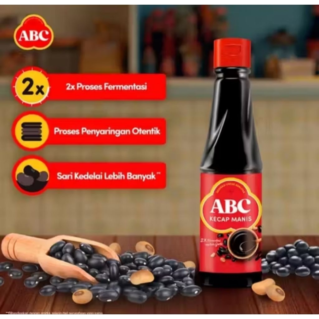 Kecap Manis ABC Botol Kecil 130ml 1 Botol