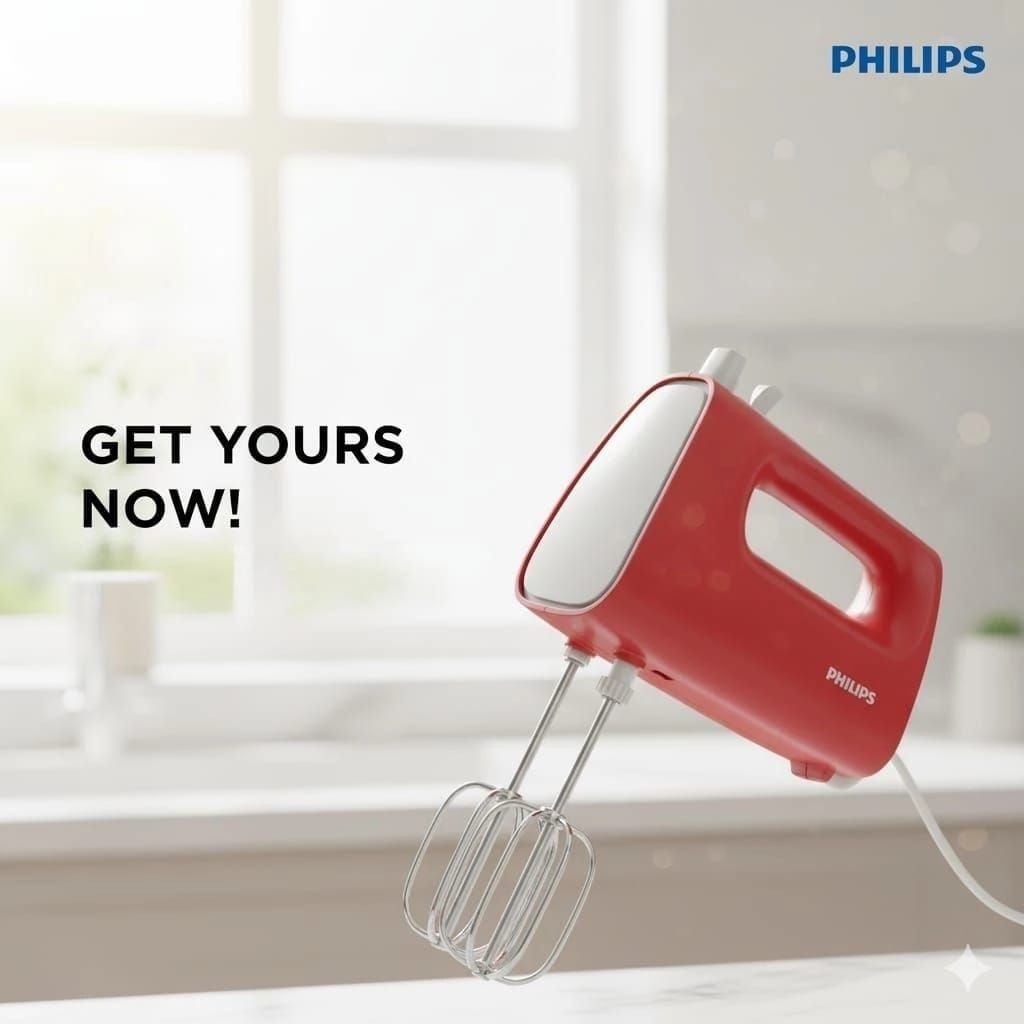 Mixer Philips HR - 152 - Hand Mixer Philips - Hand Mixer Powerfull
