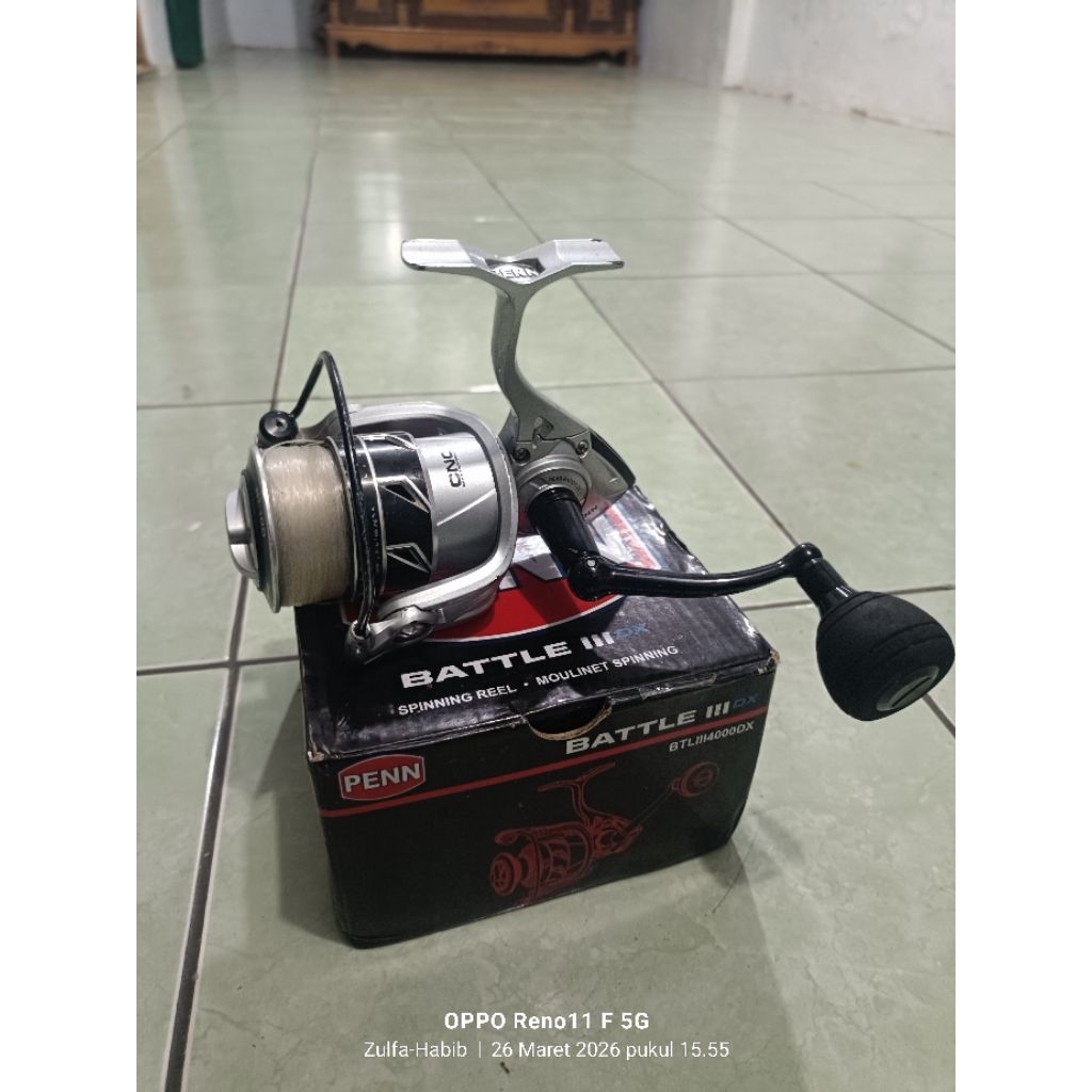 Reel penn batle III dx 4000 secound