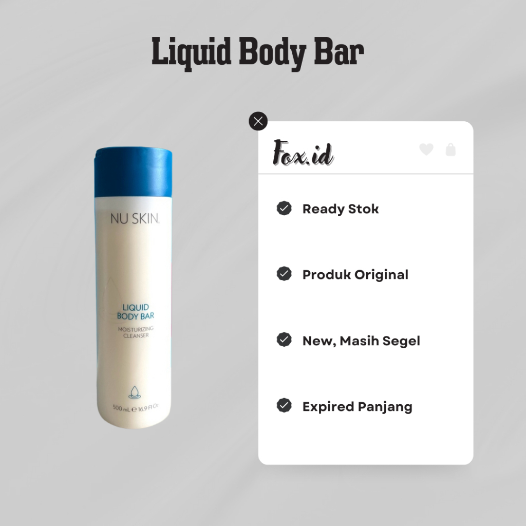 Liquid Body Bar NuSkin® Ed 2027 Sabun NuSkin®