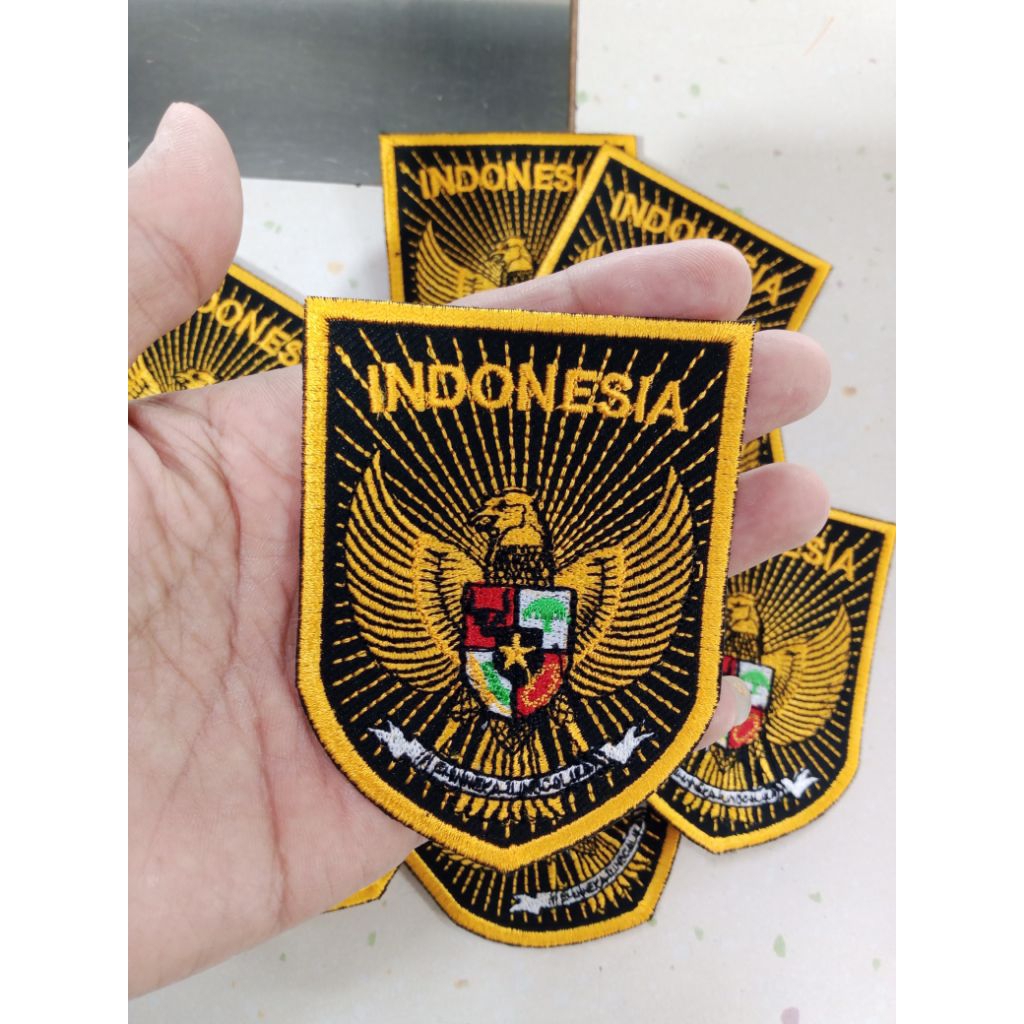 Patch Bordir Garuda Indonesia/Logo Timnas indonesia/COD