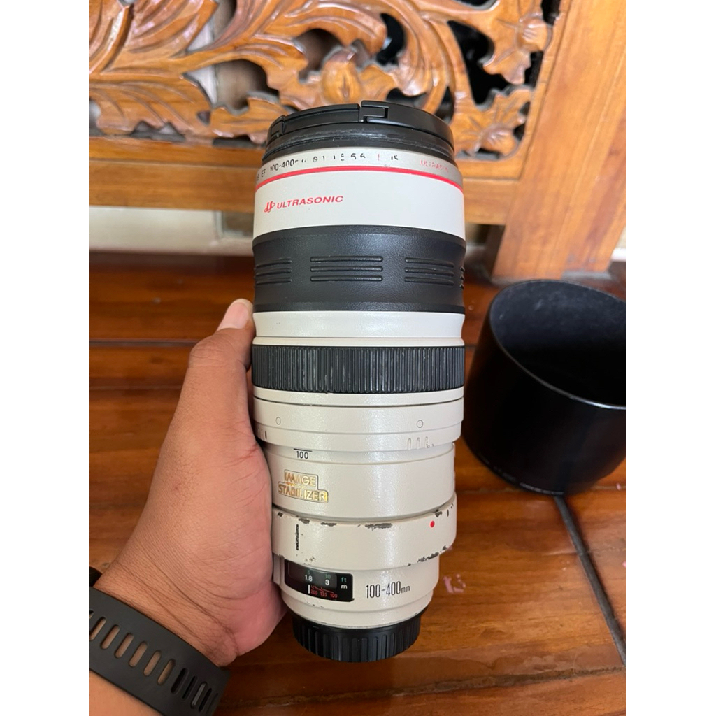 lensa tele zoom canon 100 400mm termurah