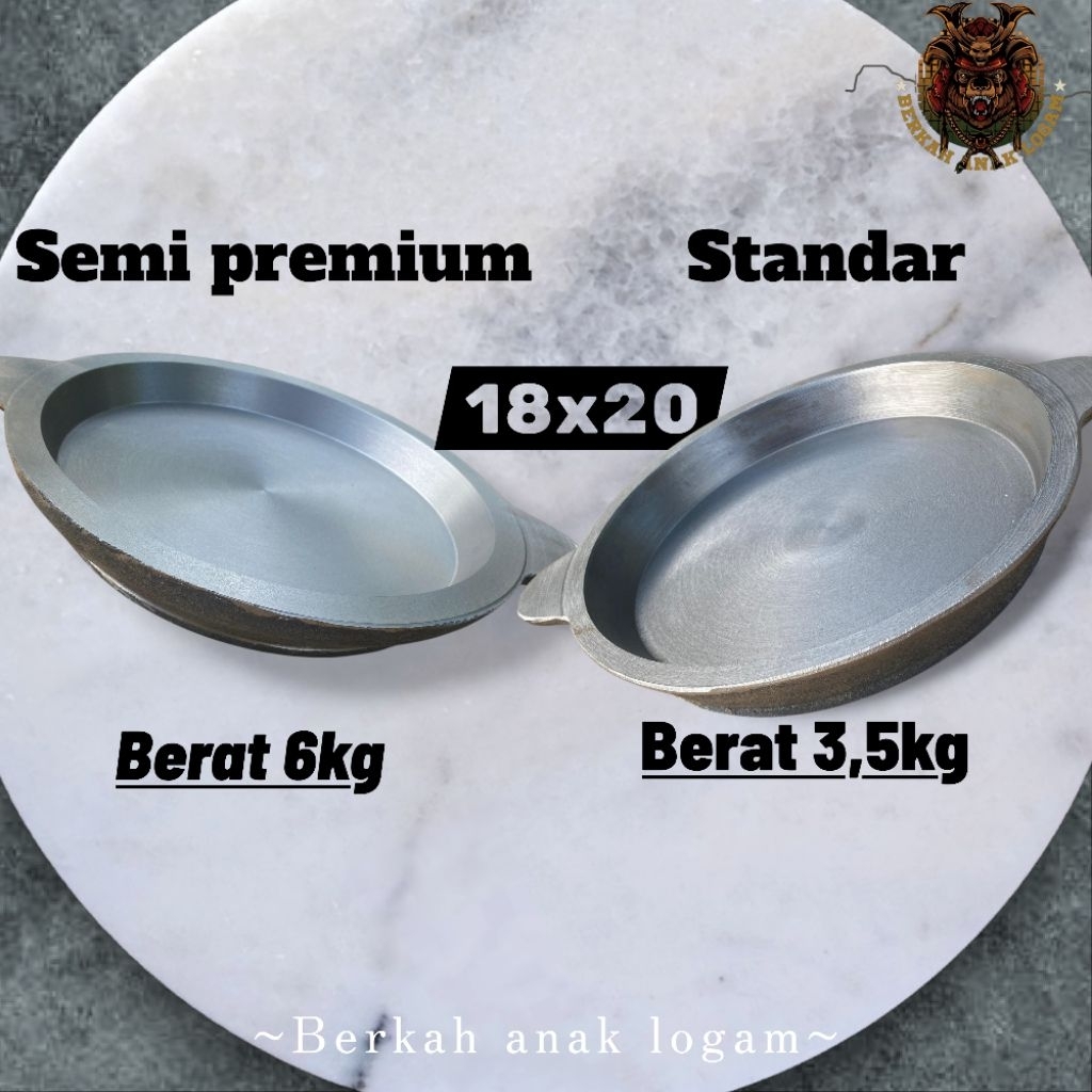 LOYANG MARTABAK MANIS BANGKA 18X20 SEMI PREMIUM [MURAH]