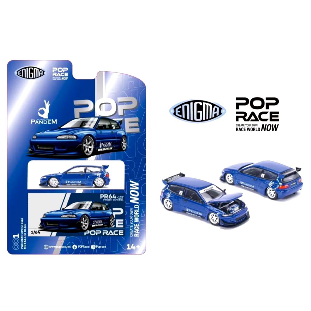 Civic eg pop race PANDEM Honda Civic EG 6 PANDEM metalic blue
