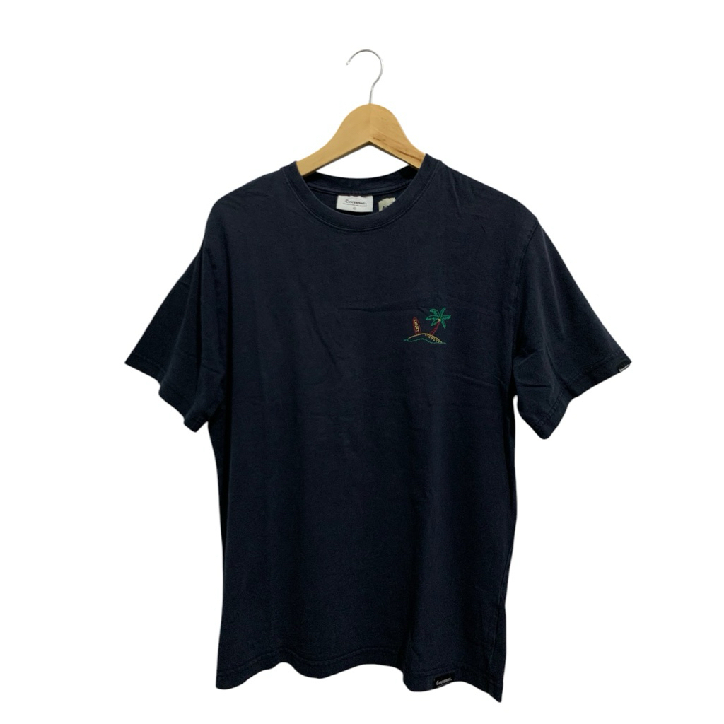 kaos t-shirt covernat navy sz M L