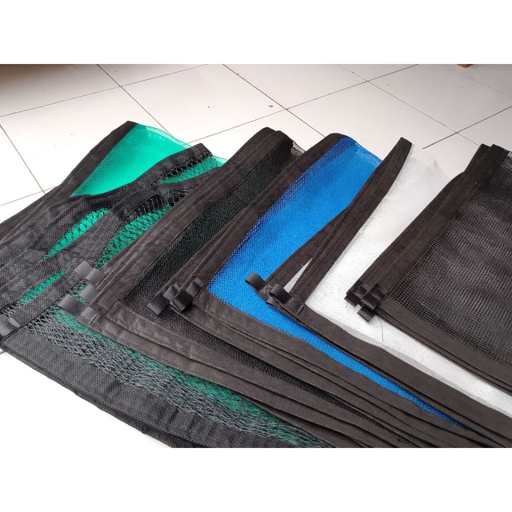 2x2 meter Jaring tutup kolam ikan koi/lele/nila/ikan hias tutup kolam ternak ikan budidaya ikan jari