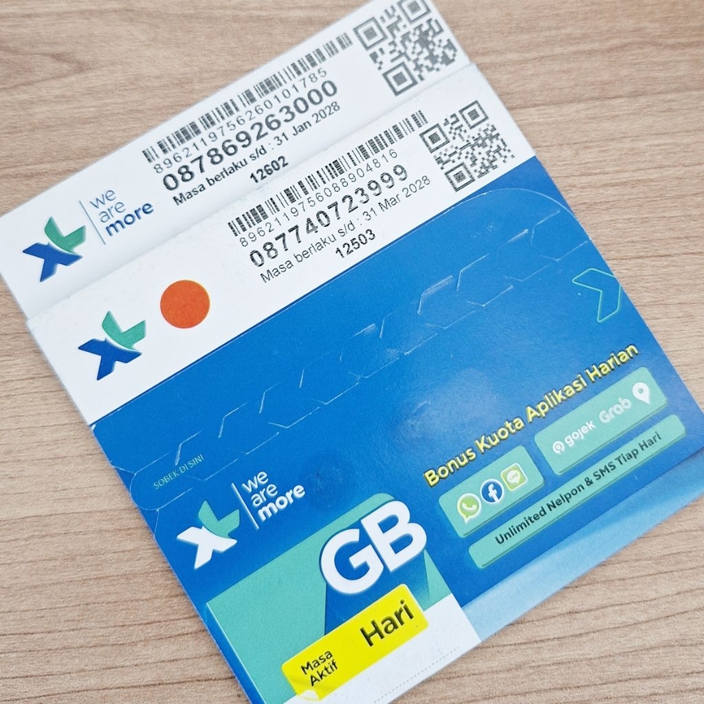 XL NOMOR CANTIK TRIPLE 999 DAN 000