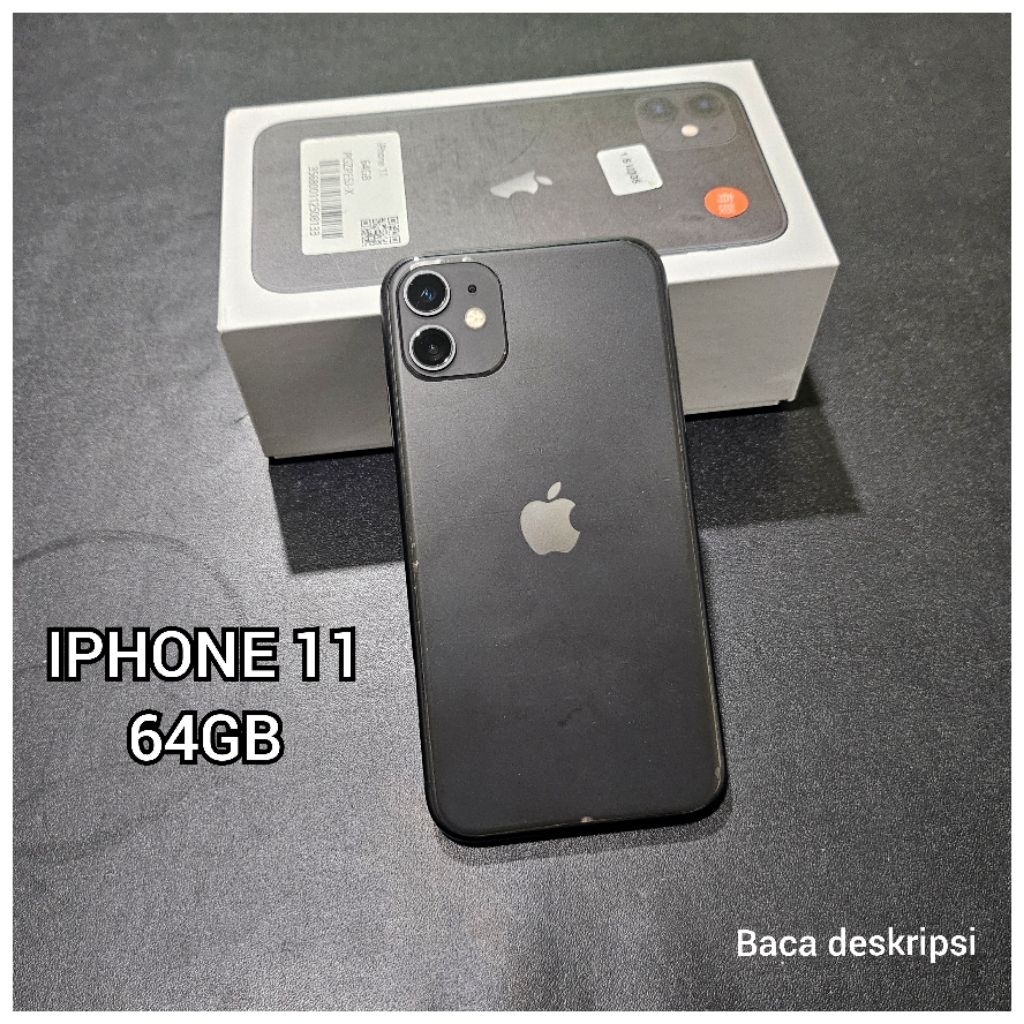 IPHONE 11 64GB Black Second Inter Wifi Only Simlock