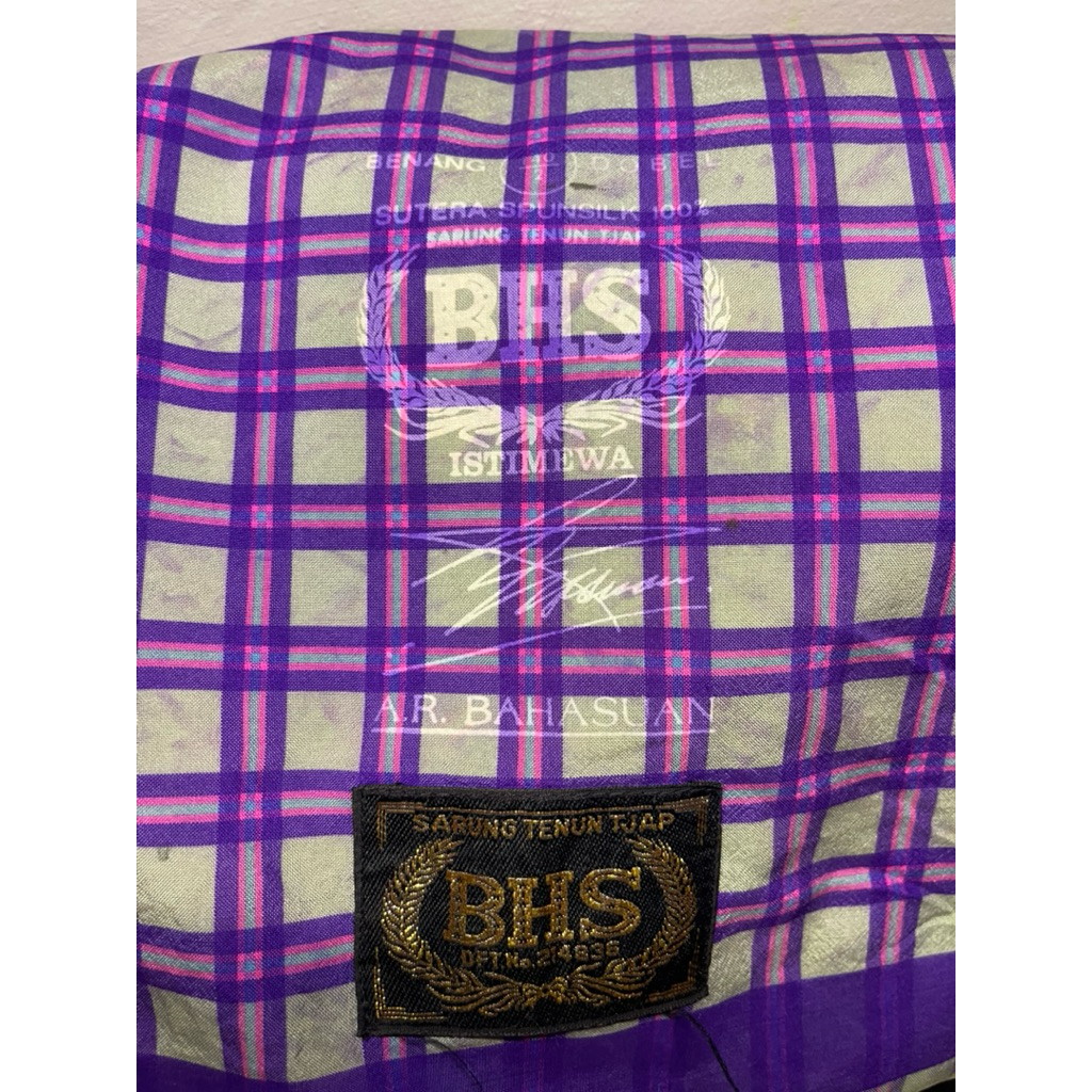 Sarung BHS istimewa jadul spunsilk 100% sutra