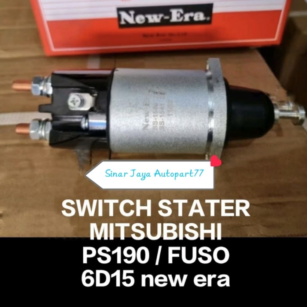 SWITCH STARTER 24V SOLENOID SWITCH 24V MITSUBISHI FUSO PS190 6D15 FM516 FM517