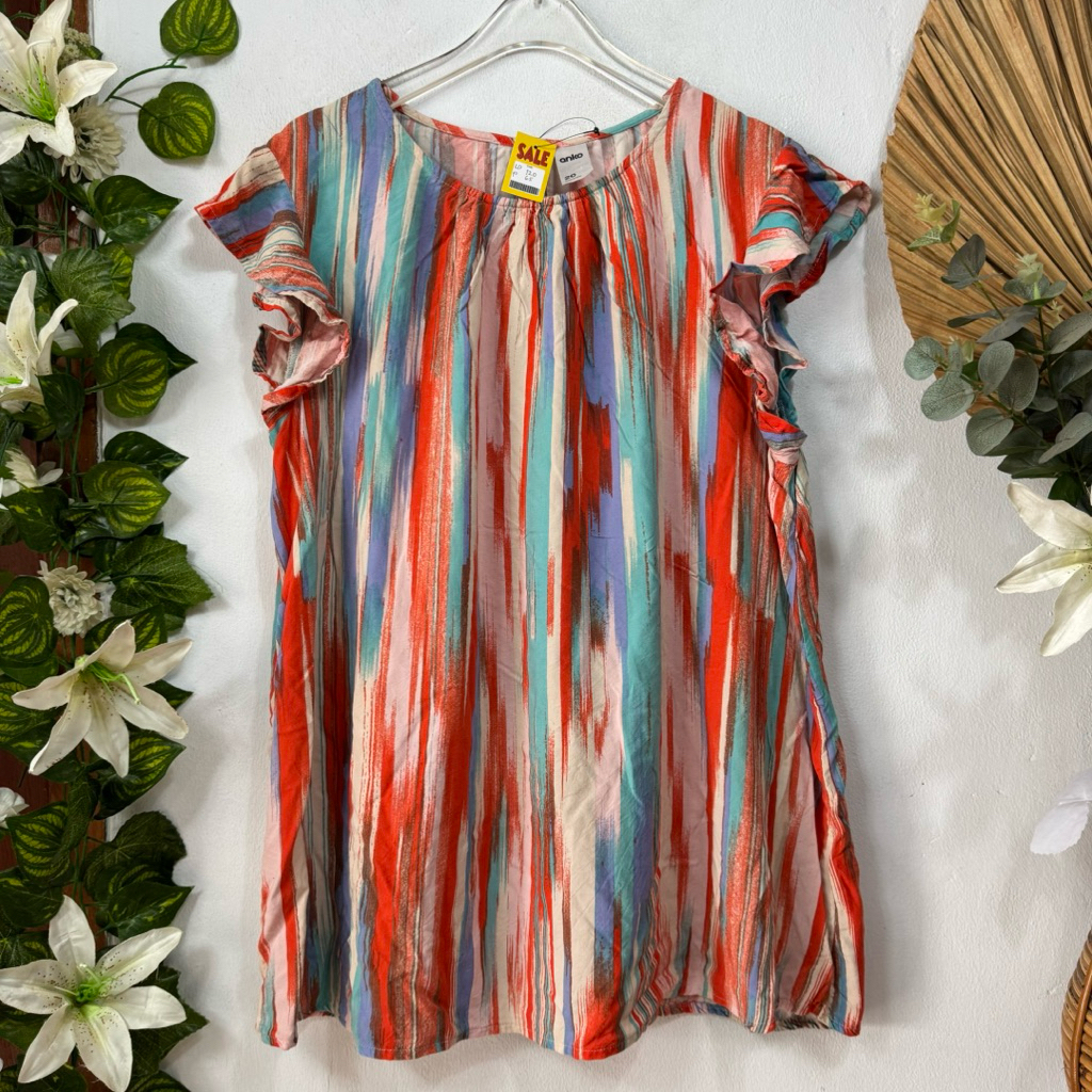 Blouse anko rayon Orange