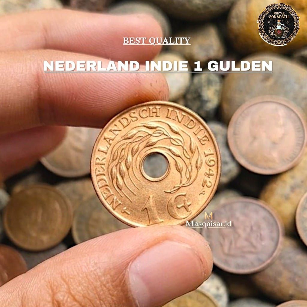 Original Koin Nederland Indie 1Cent 1945 Original Best Quality Koleksi Koin Nederland Belanda