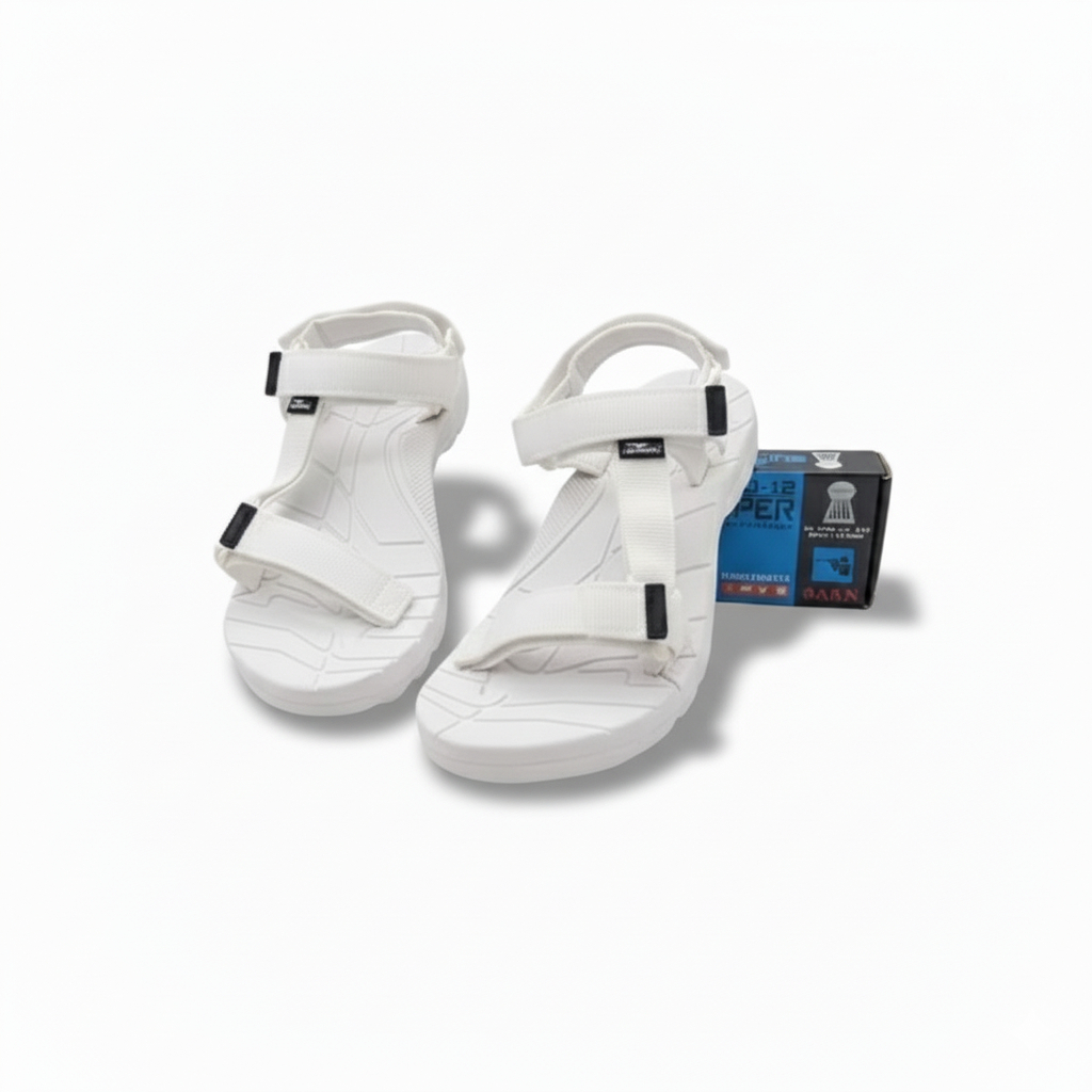 Sandal Gunung Putih / Slipper Slop JBS FLAT 12 Kualitas Master Dome Anti Slip