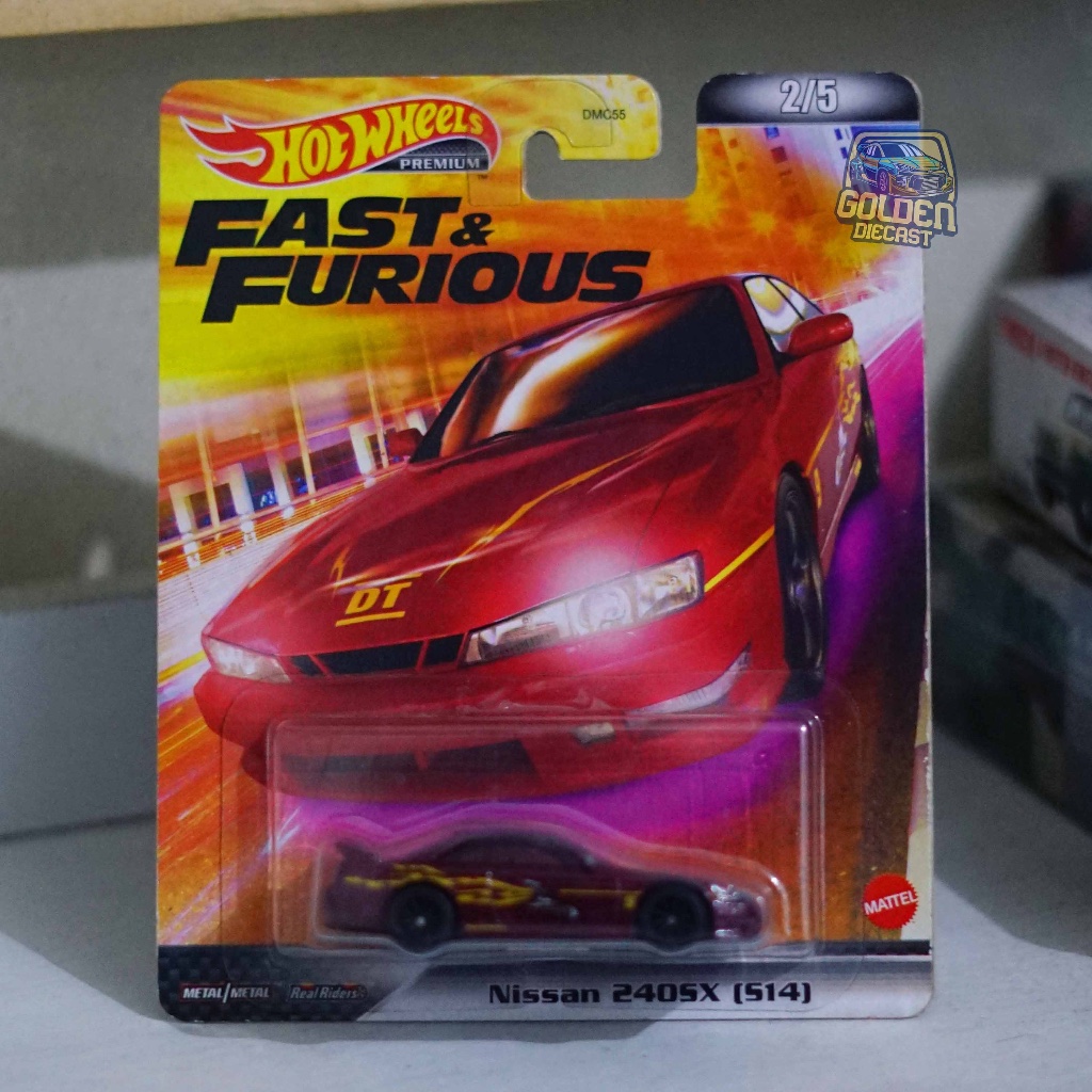 HOT WHEELS PREMIUM FAST FURIOUS NISSAN 240SX (SILVIA S14)