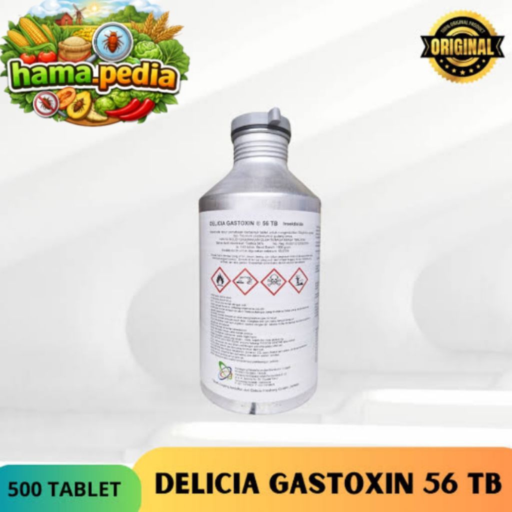 Delicia Gastoxin 56 TB Pembasmi Hama Gudang Fumigan Beras Jagung Kutu Beras Ampuh