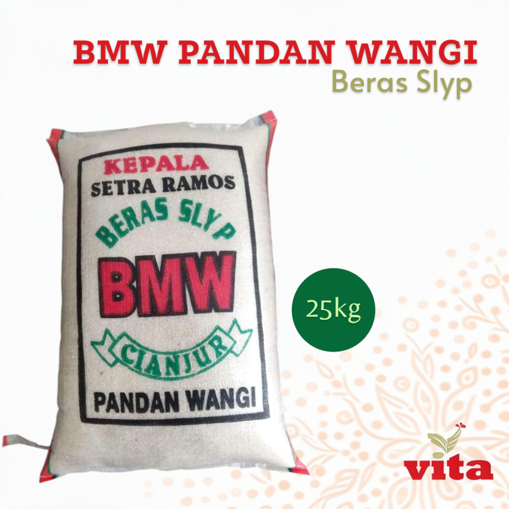 Beras BMW 25kg Pandan Wangi Putih